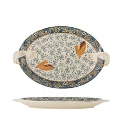 Bloomingville Hezha Taca Niebieska Ceramika