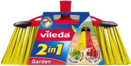 Vileda FLOOR BROOM WITH STICK OUTDO 2IN1