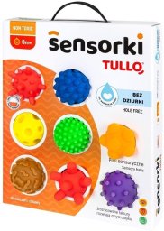 Piłeczki sensoryczne 8szt Bez dziurki REF802 78024