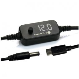 Zasilacz EverActive Uniwersalny zasilacz, selektor napięcia USB-C PD - DC 5V, 9V, 12V, 15V, 20V, 10 wtyków, AD-PD65