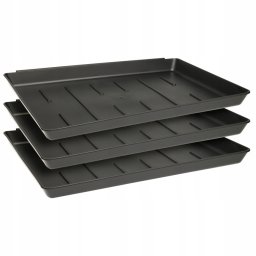 Home Styling Collection Ociekacz na buty NIU, 3 plastikowe tacki, 35 x 27 x 3 cm