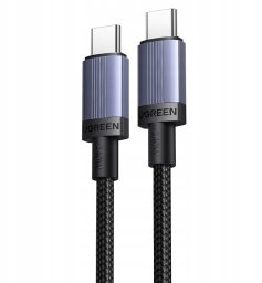 Kabel USB Ugreen USB-C - USB-C 0.5 m Czarno-szary (6941876269068)