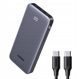 Powerbank Ugreen Powerbank Nexode 10000mAh 30W USB-A 2xUSB-C - szary