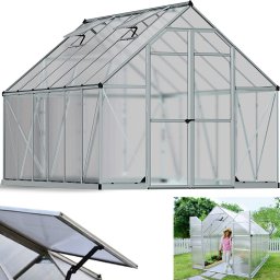 Palram Szklarnia 367 x 244 m x 229 cm ogrodowa mocna duża z poliwęglanu