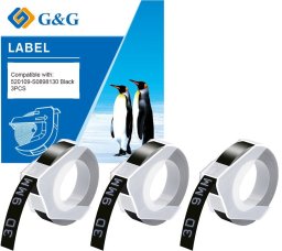 G&G Taśma tłocząca czarna 3x