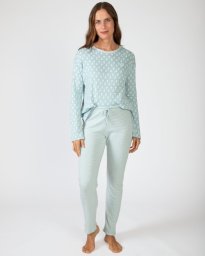 Piżama damska rozm. S P751250  Green Water