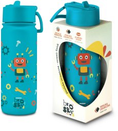Brosky Butelka na wodę dla dzieci w morskim wzorze 550 ml