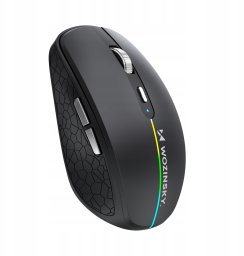 Mysz Wozinsky Mysz bezprzewodowa WMGK-1132 podświetlona RGB - czarna