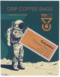 Drip Bag Coffee YoCo Coffee Colombia Papayan Reserve 5x12g