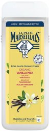 Le Petit Marseillais Kremowy żel pod prysznic Mleczko Waniliowe Bio* 400ml