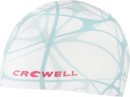 Crowell Czepek pływacki silikonowy Teide white-blue kol.7