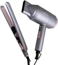 Suszarka Jocca Zestaw suszarki i prostownicy do włosów 2756 srebrno-różowy