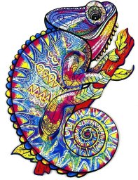 Recent Toys Puzzle 195 drewniany Kameleon (8717278852133)