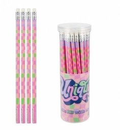 Ołówek z gumką HB Unique (48szt)