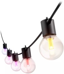 Philips Hue Hue Festavia Globe Outdoor String Lights, 7m Extension | 30 W