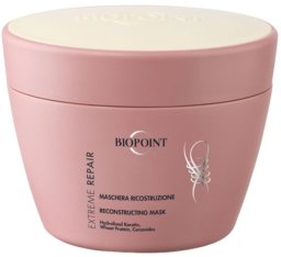 Biopoint Extreme Repair Maska do ekstremalny oczyszczenia włosów z Kwasem hialuronowym 200 ml