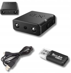 Kamera IP Spreest Mikro Kamera Szpiegowska Fhd Nagrywanie W nocy Ir