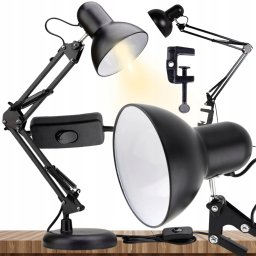 Lampka Biurkowa Szkolna Regulowana Kreślarska