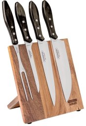 Tramontina POLYWOOD FSC Zestaw narzędzi BBQ z magnetycznym wsparciem 5 PZ 21198/981 Brown