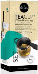Finum Zestaw do filiżanki TeaCup Set - Uchwyt + filtry 60szt.