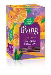 Irving Herbatka Owocowy Ogród - Hibiskus i pomarańcza 20 kopert