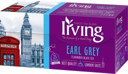 Irving Herbata czarna Earl Grey saszetki 25 saszetek