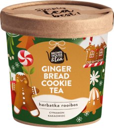 Brown House & Tea Herbata rooibos z cynamonem i kakaowcem - Gingerbread Cookie Tea 50g