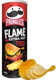 Pringles Chipsy Hot Flammin' Cheese 160g