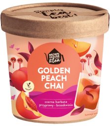 Brown House & Tea Herbata czarna z brzoskwinią - Golden Peach Chai 50g