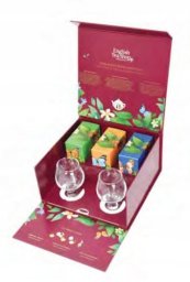 English Tea Shop Zestaw herbat dla konesera z kieliszkami