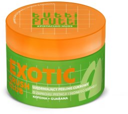 TUTTI FRUTTI #Pistachio Hugs Ujędrniający peeling cukrowy Pistacja + Kofeina + Guarana 250 g