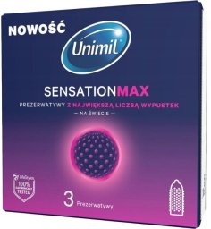 UNIMIL Prezerwatywy Sensation Max 3pak