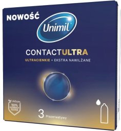 UNIMIL Prezerwatywy Contact Ultra 3pak