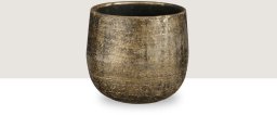 Lumarko CERAMIC POT MARCUS D18 H16 BRONZE METAL