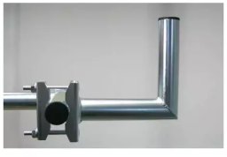 Antena RTV Iskra Uchwyt antenowy na balkon, cynk galwaniczny, długość 20cm