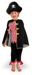 Monroe Strój pirata z peleryną rozm. 116-128cm