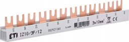 Eti-Polam Szyna łączeniowa widełkowa 3P 63A 10mm2 (12 mod.) IZ10/3F/12 002921140