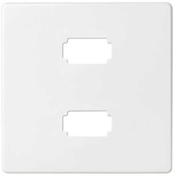 Kontakt-Simon Pokrywa gniazda 2xUSB biała 8201090-030