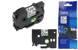 Taśma do drukarki BROTHER TZ-131 / 12mm 8m / Przeźroczysta taśma TZe-131