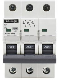 Bemko Wyłącznik nadprądowy 3P C 20A 6kA AC SCHELINGER A02-G7-3P-C20