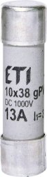 Wkładka bezpiecznikowa cylindryczna PV 10x38mm 13A gPV 1000V DC CH10 002625078