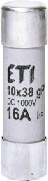 Wkładka bezpiecznikowa cylindryczna PV 10x38mm 16A gPV 1000V DC CH10 002625081