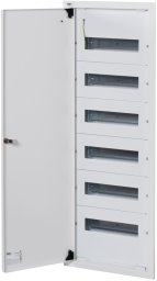Rozdzielnica modułowa metalowa 6x12 podtynkowa IP30 N+PE I klasa drzwi białe KP-DB-I-MF-612 biały 35685