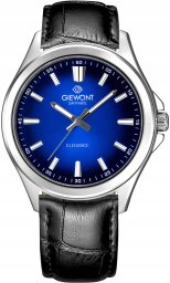 Zegarek Giewont Zegarek Męski Elegance Sapphire Czarno Niebieski GW5160-A6