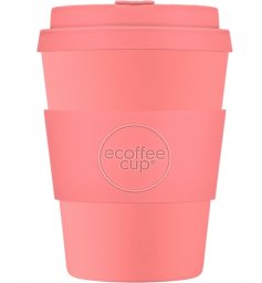 Ecoffee cup Kubek na wynos Ecoffee* Cup Solid Colours Darrell Lea Roth 350ml - Różowy