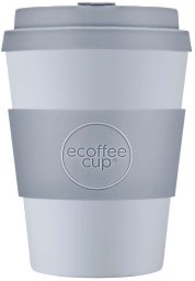 Ecoffee cup Kubek na wynos Eco*ffee Cup Solid Colours Glittertind 350ml - Srebrny