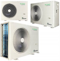 V-TAC Pompa ciepła monoblok 8kW 1-faz V-TAC ATW +grzałka 3kW VT-M8KW-P1H3-W R32