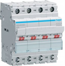 Hager Modułowy rozłącznik izolacyjny 4P 63A 400VAC QuickBar SBN464QC