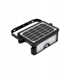 Naświetlacz Bemko NAŚWIETLACZ SOLARNY LED SOLEN 5W 500LM 4000K IP65 CZARNY CZ. PIR C83-SON-005BL-4K-PIR