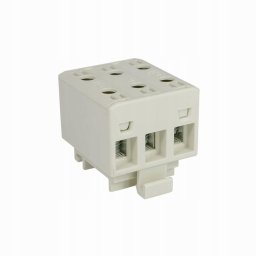 Elektro-Plast rozdzielacz odgałęźny trójpolowy AL/CU 3x16mm2 szary montaż płaski i na szynę TH WLZ35/3x16/s 48.317